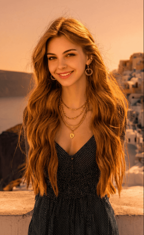 Golden hour glow portrait