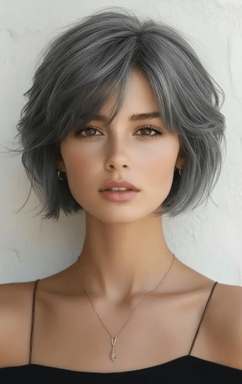 Example photo for hairstyle change