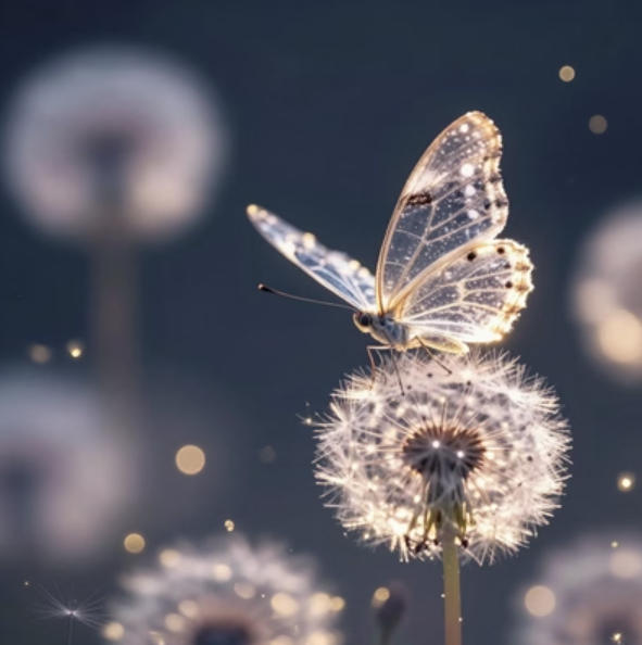 dreamy, magical photograph with a bokeh 