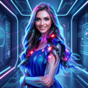 Futuristic Tech style example