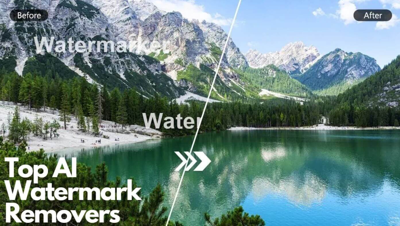 AI image watermark remover example result